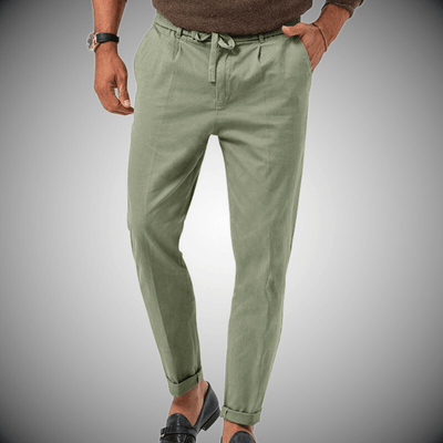 Pantalon Old de lino Ferragamo