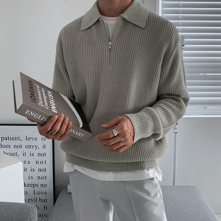 Sweater over de punto Marino