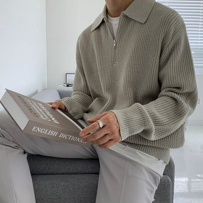 Sweater over de punto Marino