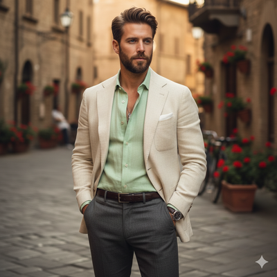 JEFF FERRONI™ | CAMISA LIGERA ELEGANTE PREMIER