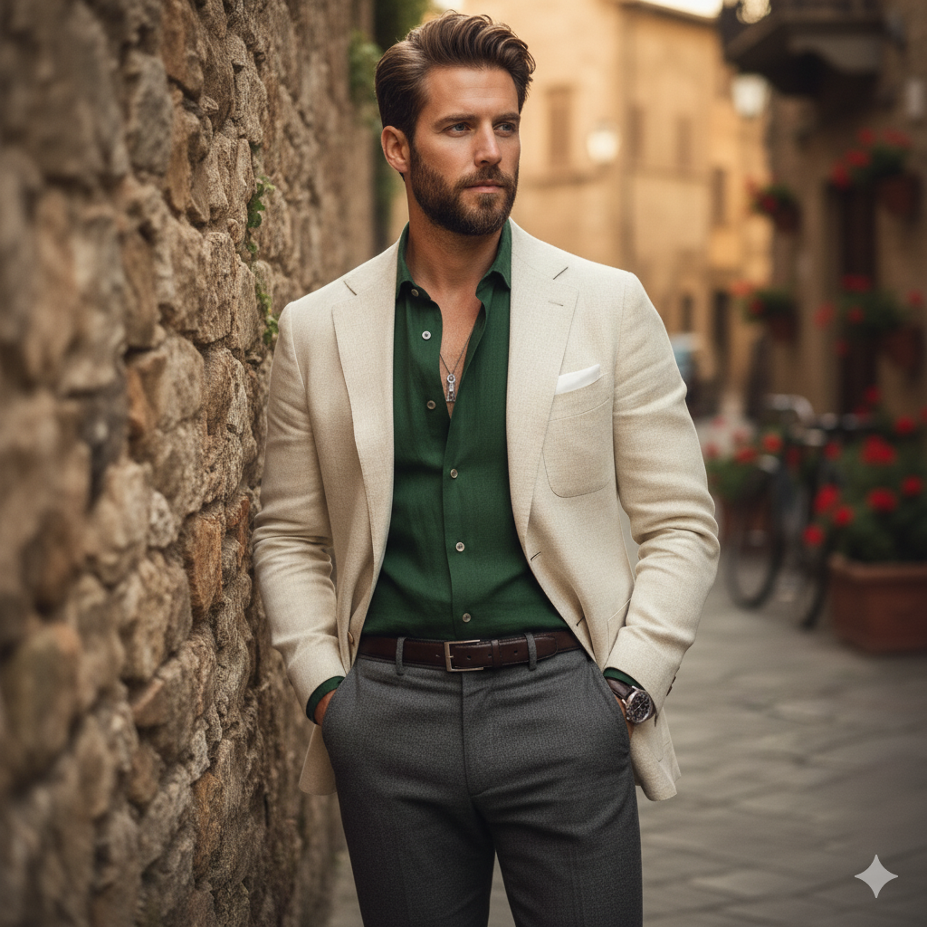 JEFF FERRONI™ | CAMISA LIGERA ELEGANTE PREMIER