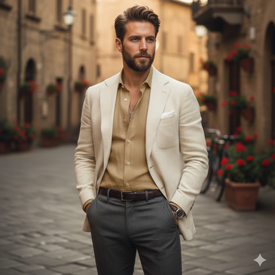 JEFF FERRONI™ | CAMISA LIGERA ELEGANTE PREMIER
